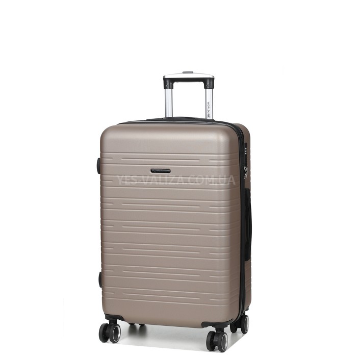 Валіза Франція середня M шампань 66х44х28+3см/74л/3.5кг/Worldline 627, фото 2