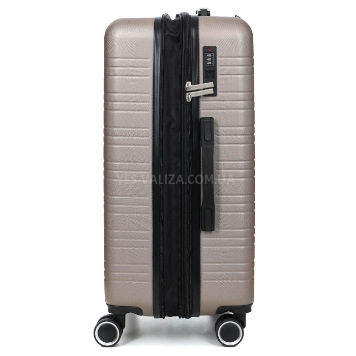 Чемодан Франция средний M шампань 66х44х28+3см/74л/3.5кг/Worldline 627, фото 8