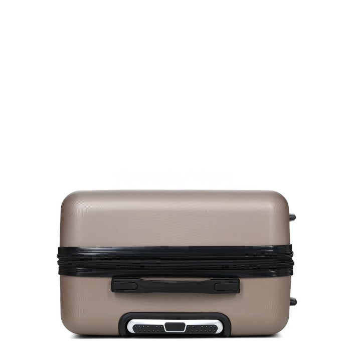 Валіза Франція середня M шампань 66х44х28+3см/74л/3.5кг/Worldline 627, фото 9