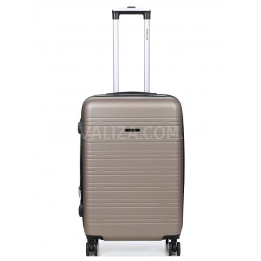 Чемодан Франция средний M шампань 66х44х28+3см/74л/3.5кг/Worldline 627
