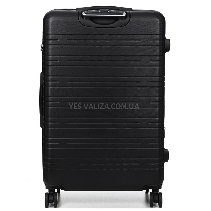 Чемодан Франция большой L чёрный 76х49х31+3/110л/4.2кг/Worldline 627, фото 4