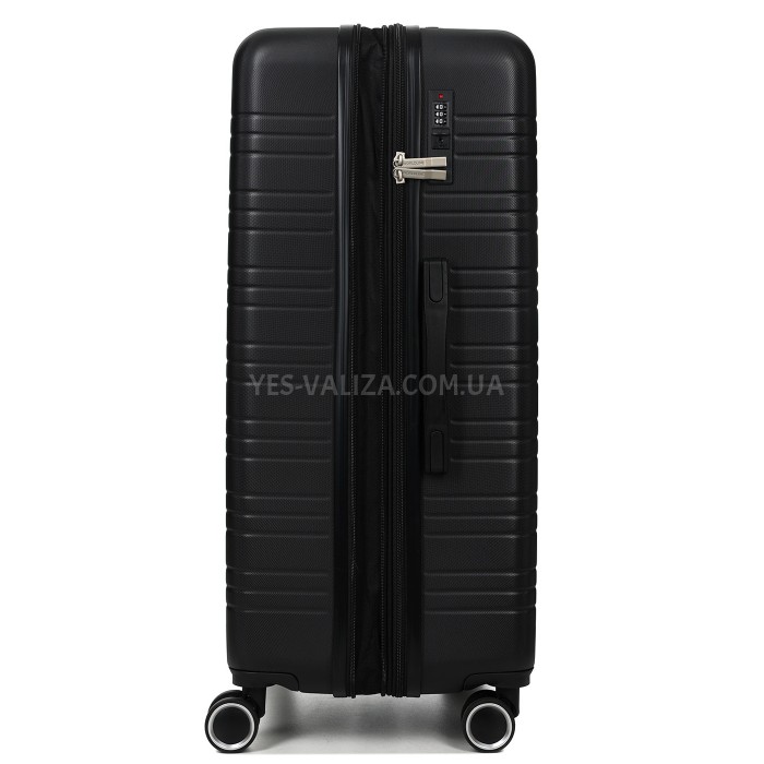 Валіза Франція велика L чорна 76х49х31+3см/110л/4.2кг/Worldline 627, фото 8