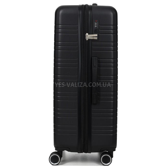 Валіза Франція велика L чорна 76х49х31+3см/110л/4.2кг/Worldline 627, фото 6