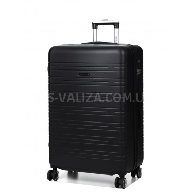 Чемодан Франция большой L чёрный 76х49х31+3/110л/4.2кг/Worldline 627