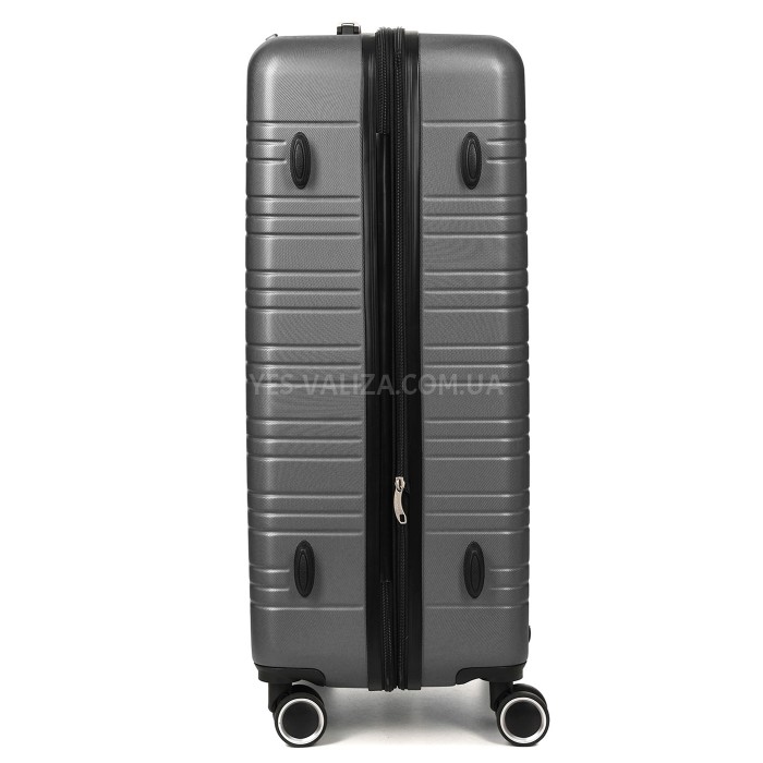 Валіза Франція велика L сіра 76х49х31+3см/110л/4.2кг/Worldline 627, фото 7