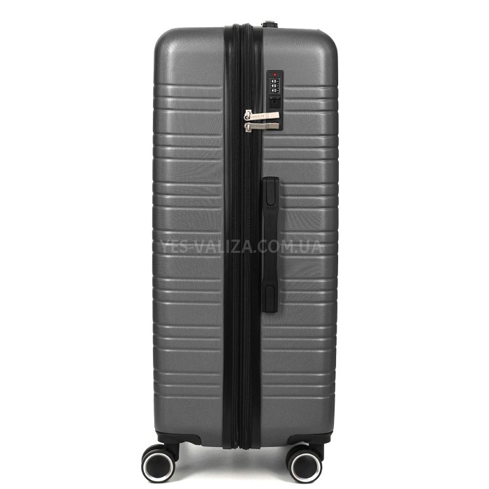 Чемодан Франция большой L серый 76х49х31+3/110л/4.2кг/Worldline 627, фото 6