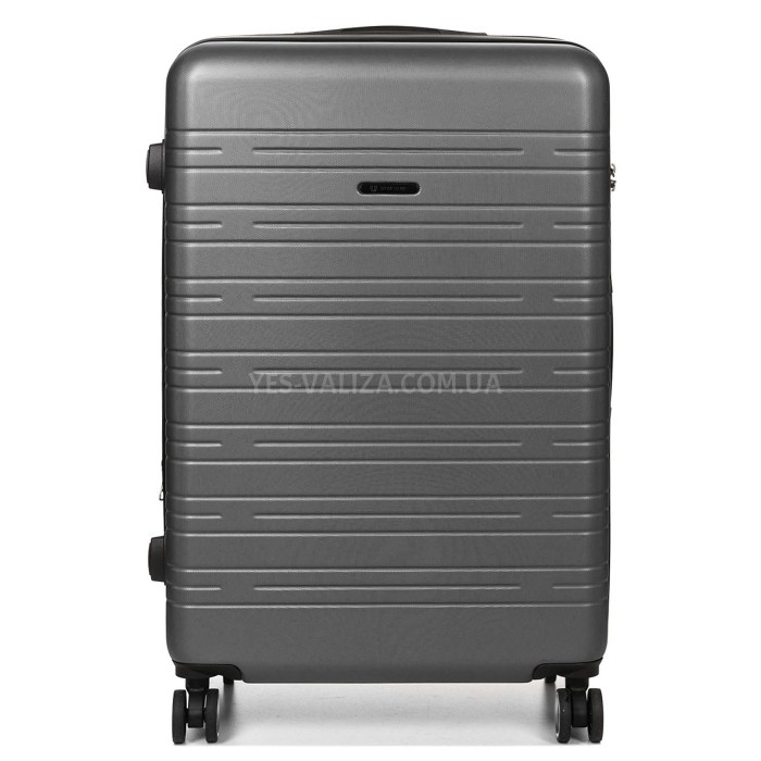 Чемодан Франция большой L серый 76х49х31+3/110л/4.2кг/Worldline 627, фото 3