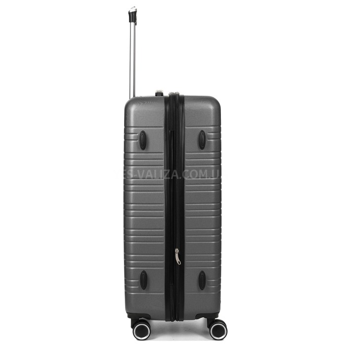 Чемодан Франция большой L серый 76х49х31+3/110л/4.2кг/Worldline 627, фото 5