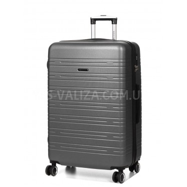 Валіза Франція велика L сіра 76х49х31+3см/110л/4.2кг/Worldline 627