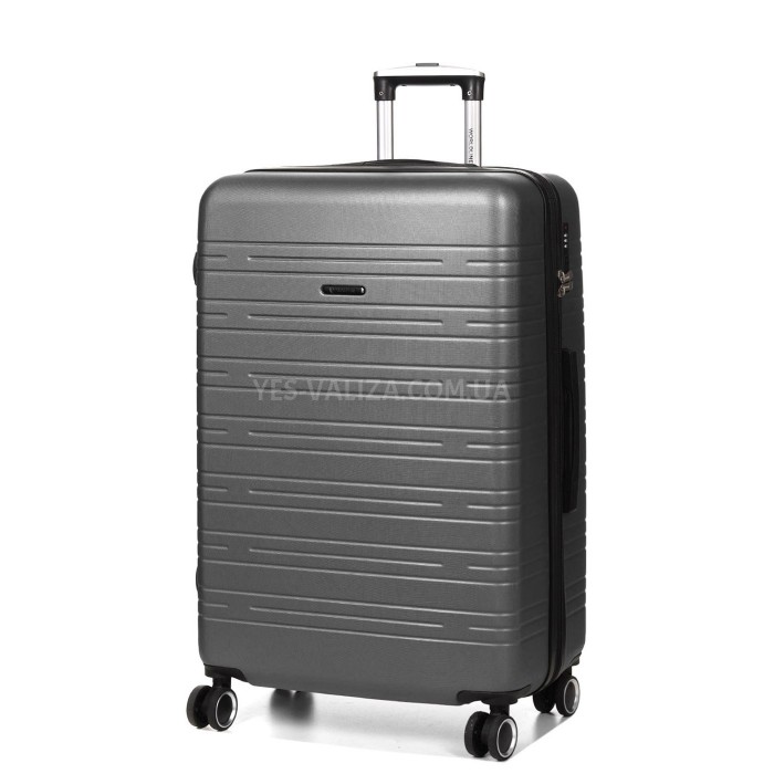 Чемодан Франция большой L серый 76х49х31+3/110л/4.2кг/Worldline 627, фото 1
