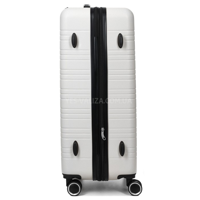 Чемодан Франция большой L белый 76х49х31+3/110л/4.2кг/Worldline 627, фото 7