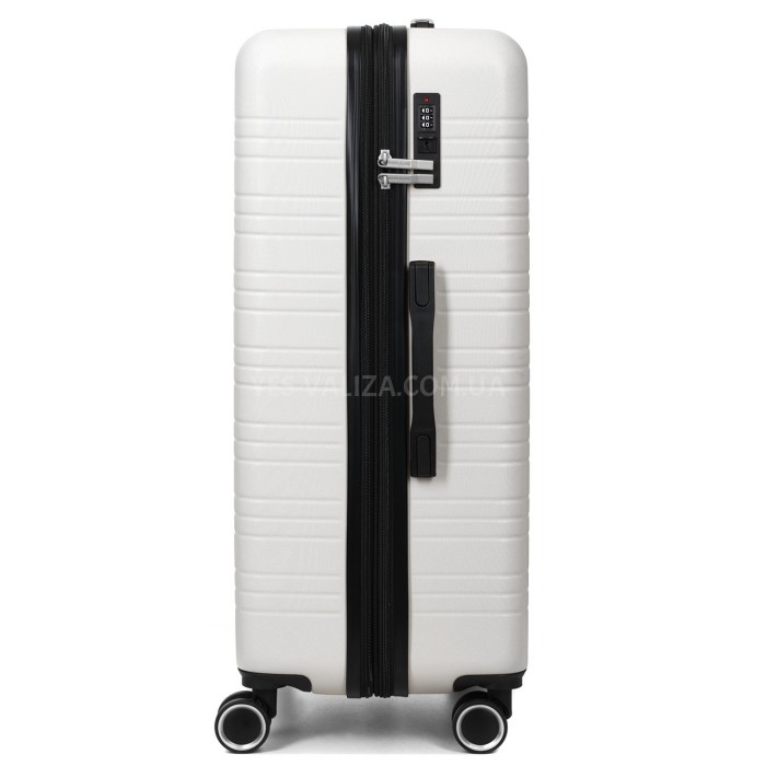 Валіза Франція велика L біла 76х49х31+3см/110л/4.2кг/Worldline 627, фото 6