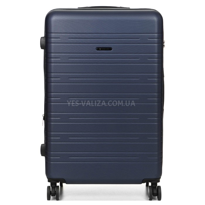 Валіза Франція велика L синя 76х49х31+3см/110л/4.2кг/Worldline 627, фото 3