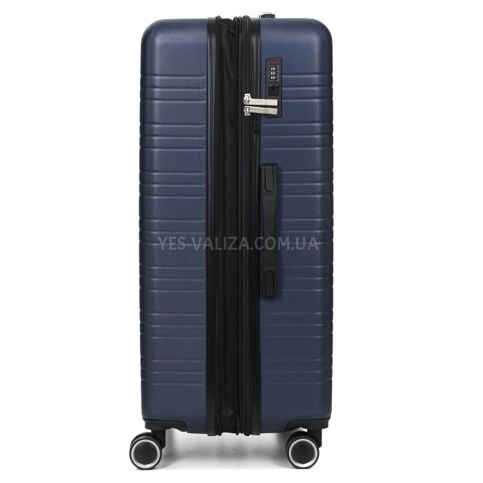Валіза Франція велика L синя 76х49х31+3см/110л/4.2кг/Worldline 627, фото 8