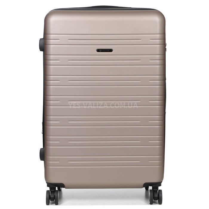 Валіза Франція велика L шампань 76х49х31+3см/110л/4.2кг/Worldline 627, фото 3