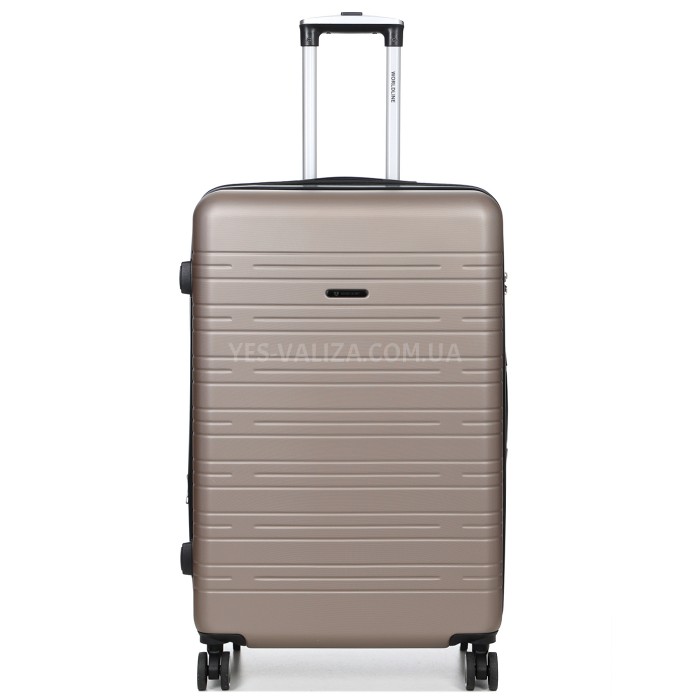 Валіза Франція велика L шампань 76х49х31+3см/110л/4.2кг/Worldline 627, фото 2