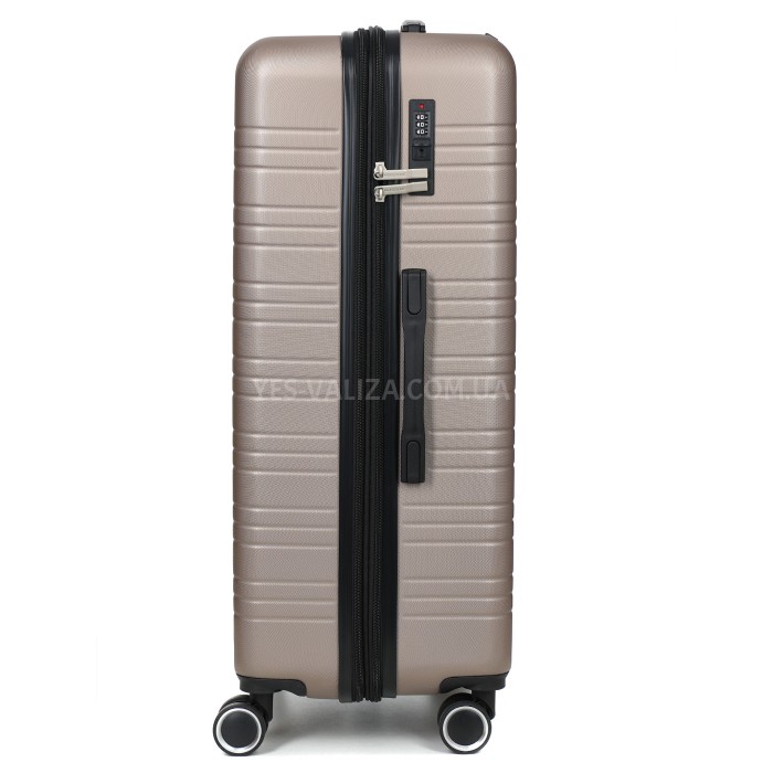 Валіза Франція велика L шампань 76х49х31+3см/110л/4.2кг/Worldline 627, фото 6