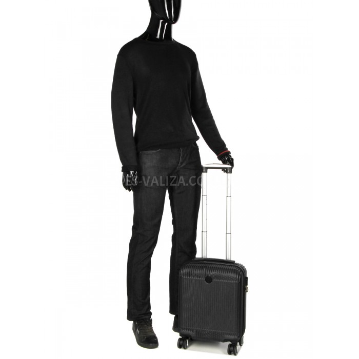 Чемодан Франция мини XS чёрный 45x35x20см/30л/2.3кг/Worldline 630, фото 10