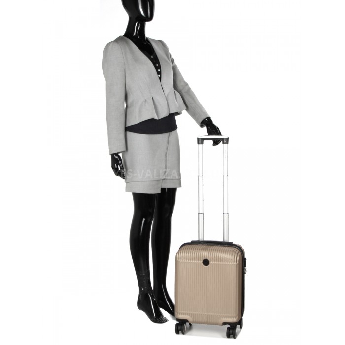 Валіза Франція міні XS шампань 45x35x20см/30л/2.3кг/Worldline 630, фото 10