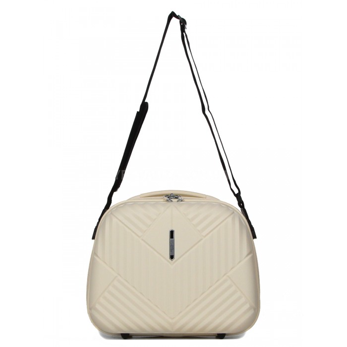 Кейс(ручная кладь) полипропилен молоко 37х31х17/15л/1.1кг/Airtex 639, фото 4