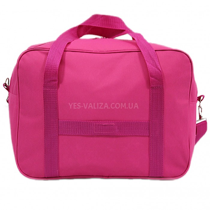 Сумка(ручна поклажа) Польща яскраво-рожева 40х30х20/24л/0.5кг/Fly 0234, фото 4