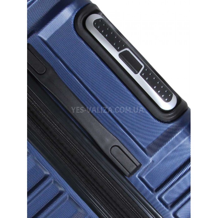 Чемодан Франция большой L синий 76х49х31+5/110л/4.3кг/Worldline 623, фото 14