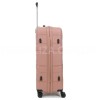 Набор чемоданов Франция (L M S-3шт) полипропилен розовый/Worldline 288, фото 26