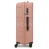 Набор чемоданов Франция (L M S-3шт) полипропилен розовый/Worldline 288, фото 21