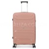 Набор чемоданов Франция (L M S-3шт) полипропилен розовый/Worldline 288, фото 18