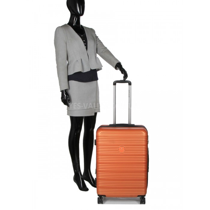 Чемодан Франция средний M оранж 65х46х28(+5)см/78л/3.6кг/Worldline 805, фото 16