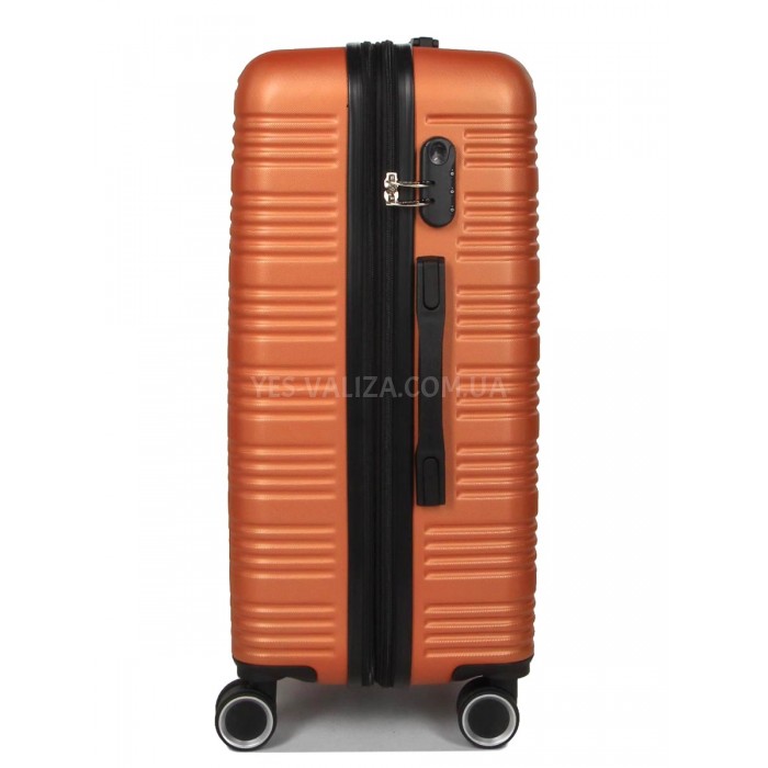 Чемодан Франция большой L оранж 75х52х31+5см/115л/4.3кг/Worldline 805, фото 4