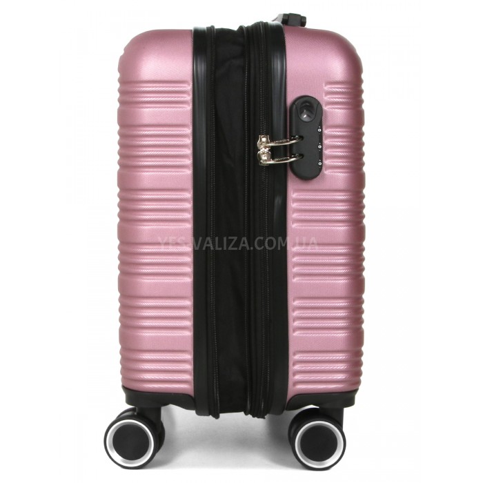 Чемодан ручная кладь XS пудра 45х35х20(+5)см/30л/2.5кг/Worldline 805, фото 4