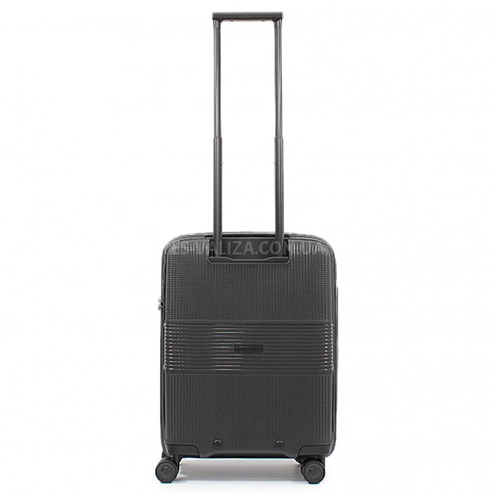 Валіза ручна поклажа S поліпропілен чорна 55х40х25+5/54л/3кг/Airtex, фото 3