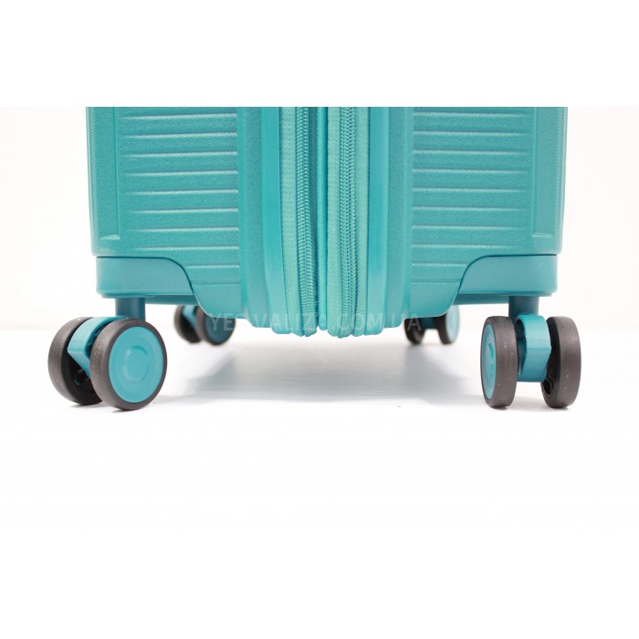 Валіза ручна поклажа S поліпропілен синя 55х40х25+5/54л/3кг/Airtex, фото 9