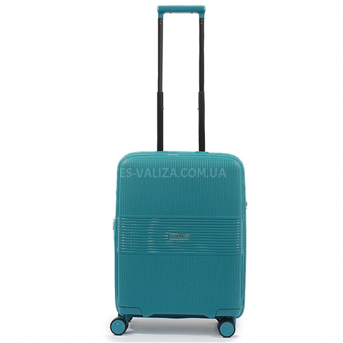 Чемодан ручная кладь S полипропилен синий 55х40х25+5/54л/3кг/Airtex, фото 2