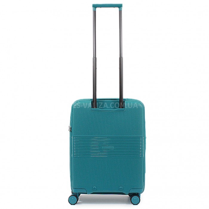 Чемодан ручная кладь S полипропилен синий 55х40х25+5/54л/3кг/Airtex, фото 3