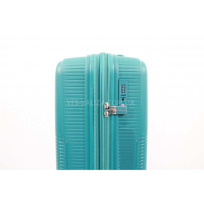 Чемодан ручная кладь S полипропилен синий 55х40х25+5/54л/3кг/Airtex, фото 8