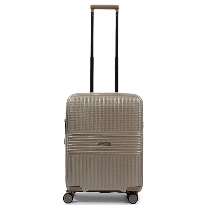 Чемодан ручная кладь S полипропилен шампань 55х40х25+5/54л/3кг/Airtex, фото 2