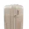 Чемодан ручная кладь S полипропилен шампань 55х40х25+5/54л/3кг/Airtex, фото 18