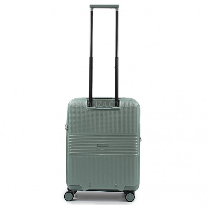 Валіза ручна поклажа S поліпропілен оливка 55х40х25+5/54л/3кг/Airtex, фото 3