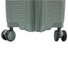 Валіза ручна поклажа S поліпропілен оливка 55х40х25+5/54л/3кг/Airtex, фото 19
