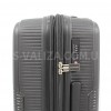 Валіза середня M поліпропілен чорна 67х47х30+5/88л/3.6кг/Airtex 251, фото 18