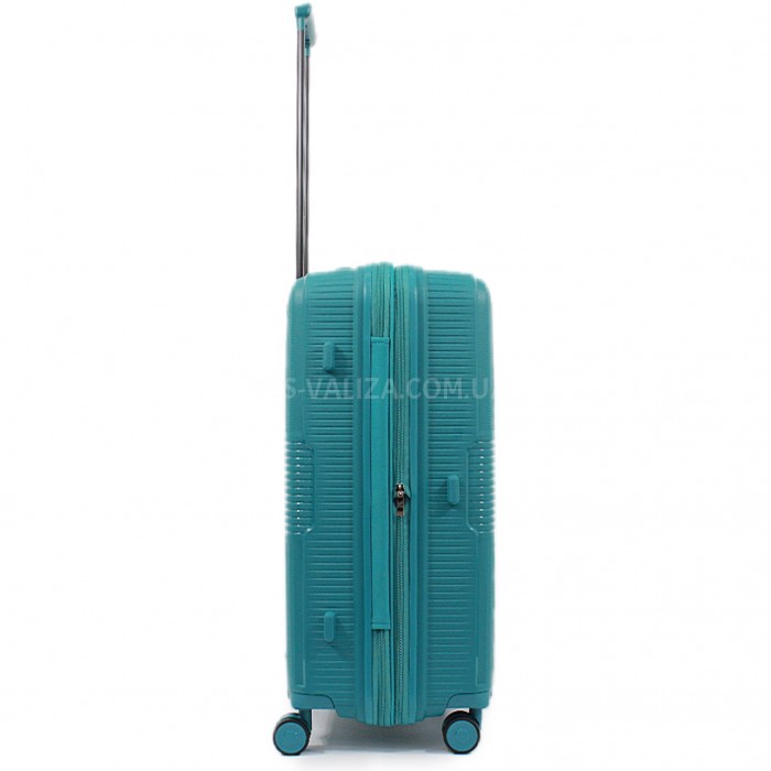 Чемодан средний M полипропилен синий 67х47х30+5/88л/3.6кг/Airtex 251, фото 5