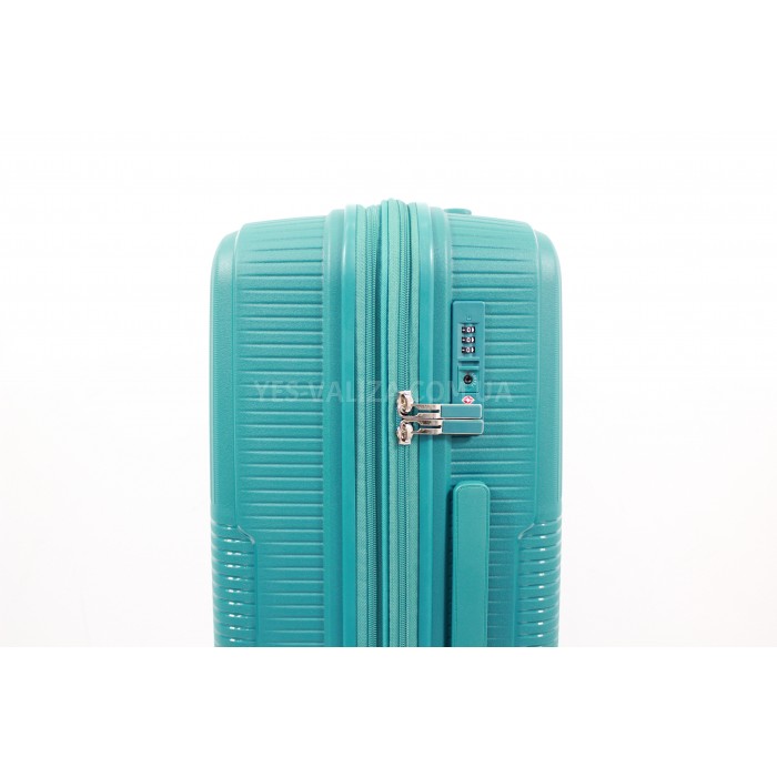 Валіза середня M поліпропілен синя 67х47х30+5/88л/3.6кг/Airtex 251, фото 8