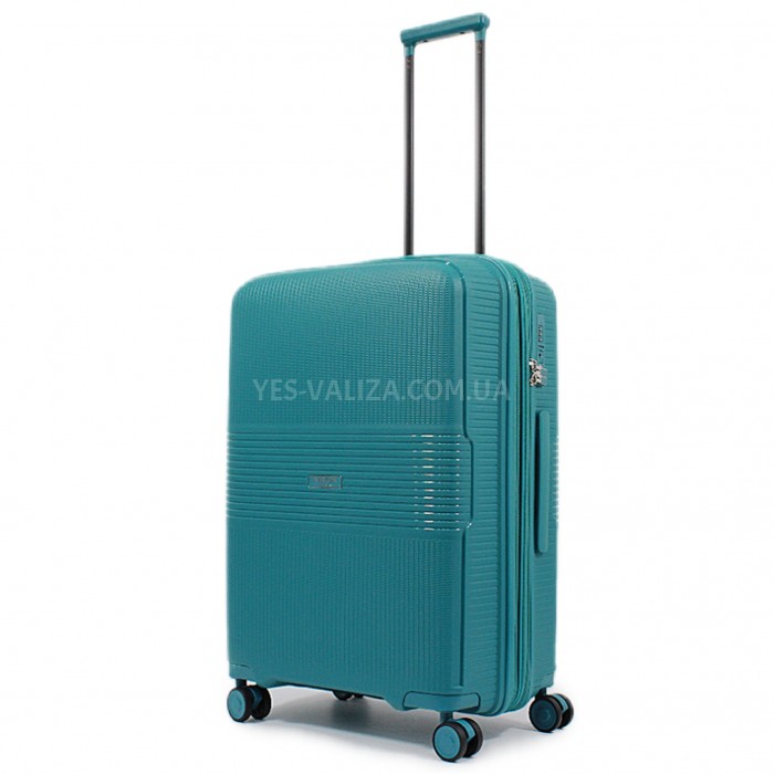 Чемодан средний M полипропилен синий 67х47х30+5/88л/3.6кг/Airtex 251, фото 1