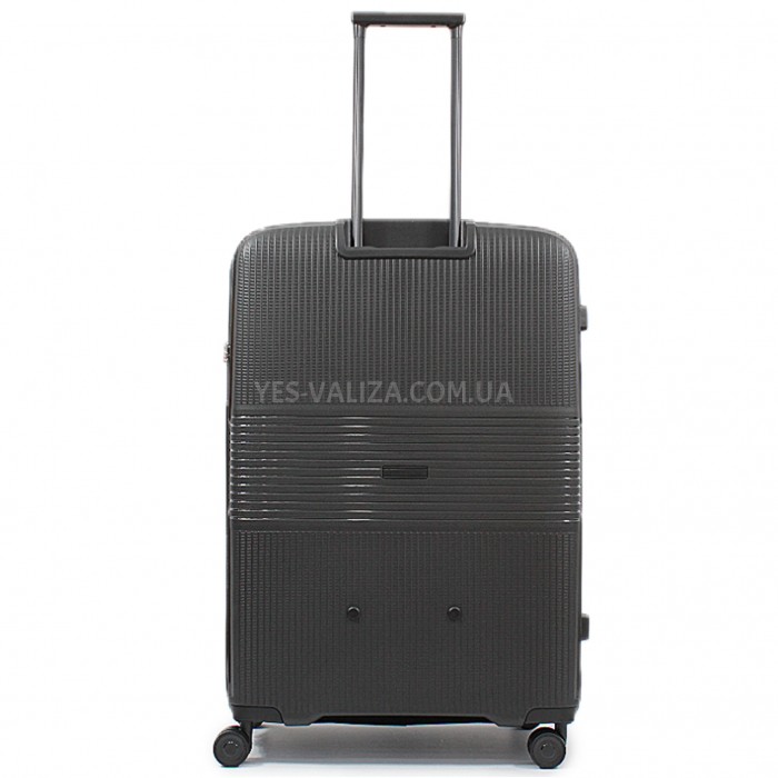 Валіза велика L поліпропілен чорна 77х53х33+5/133л/4.3кг/Aitex 251, фото 3