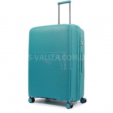 Валіза велика L поліпропілен синя 77х53х33+5/133л/4.3кг/Aitex 251