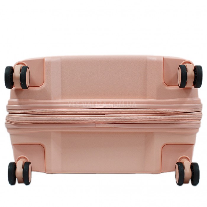 Чемодан большой L полипропилен розовый77х53х33+5/133л/4.3кг/Airtex 251, фото 7