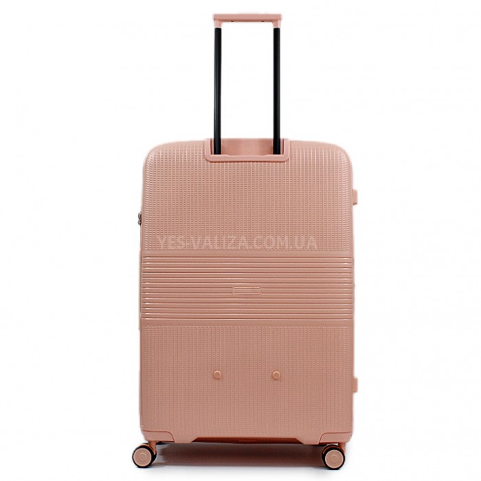 Чемодан большой L полипропилен розовый77х53х33+5/133л/4.3кг/Airtex 251, фото 3