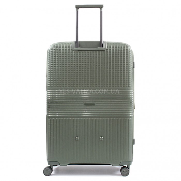 Валіза велика L поліпропілен зелена 77х53х33+5/133л/4.3кг/Aitex 251, фото 3